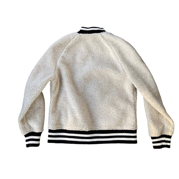 BDG Urban Outfitters Women’s Cream Sherpa Bomber Jacket - Picture 5 of 5